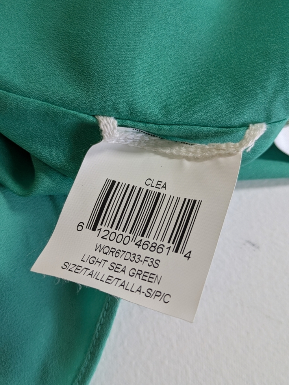 BCBG Max Azria Clea Double Flounce Mini Dress Women Sz S Light Green Sleeveless - Picture 8 of 11